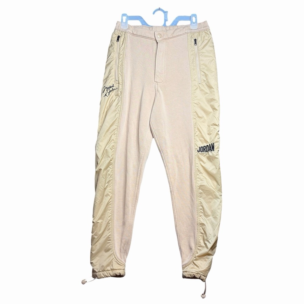 Air Jordan Flight MVP Joggers Beige  DV7594-277 Men's M Medium Unisex Tan